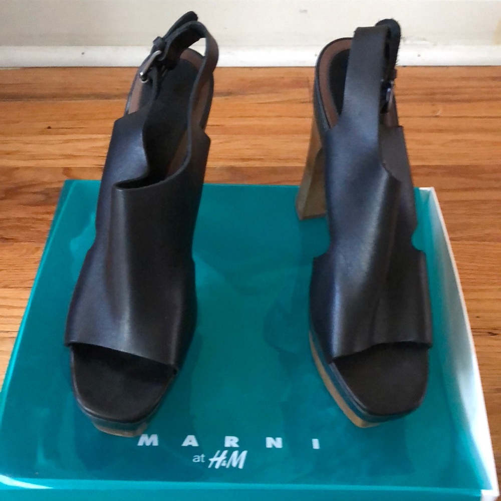 Marni at H&M Block Heel Sandals